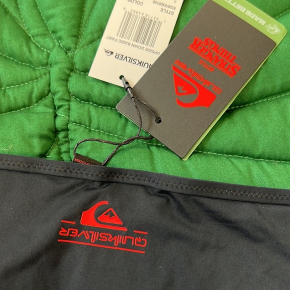 NWT Quiksilver X stranger things collab. Upside down basic bikini bottoms. - Picture 7 of 8